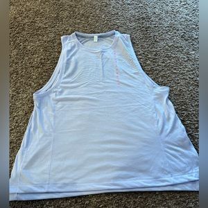Under armour, pale purple heat gear tank top